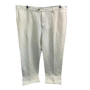 Tommy Bahama Men’s Relaxed Fit Pants – Light Beige Linen/Silk Blend – Size 42x32